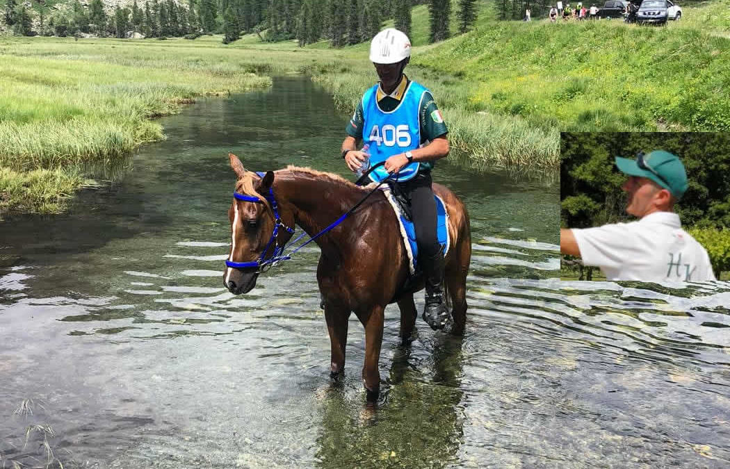 Il cavaliere Senese MONTOMOLI MASSIMILIANO alla CEI1* 84 KM 22° Trofeo Les Grandes Montagnes