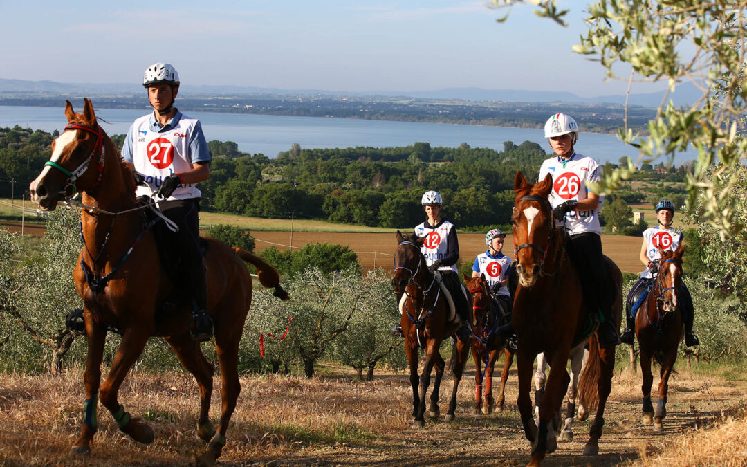 Il grande spettacolo dell’endurance torna in Umbria Dal 15 al 18 giugno Castiglione del Lago ospita  i VIM Campionati Italiani di Endurance Open 2023